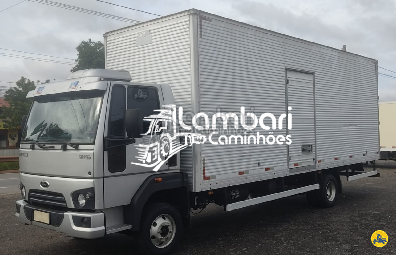 CAMINHAO FORD CARGO 816 Baú Furgão 3/4 4x2 Lambari Caminhões GOIANIA GOIAS GO