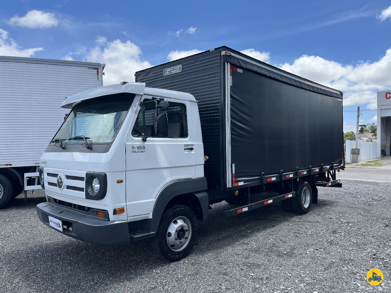 CAMINHAO VOLKSWAGEN VW 9150 Baú Sider 3/4 4x2 Oto Caminhões CURITIBA PARANÁ PR