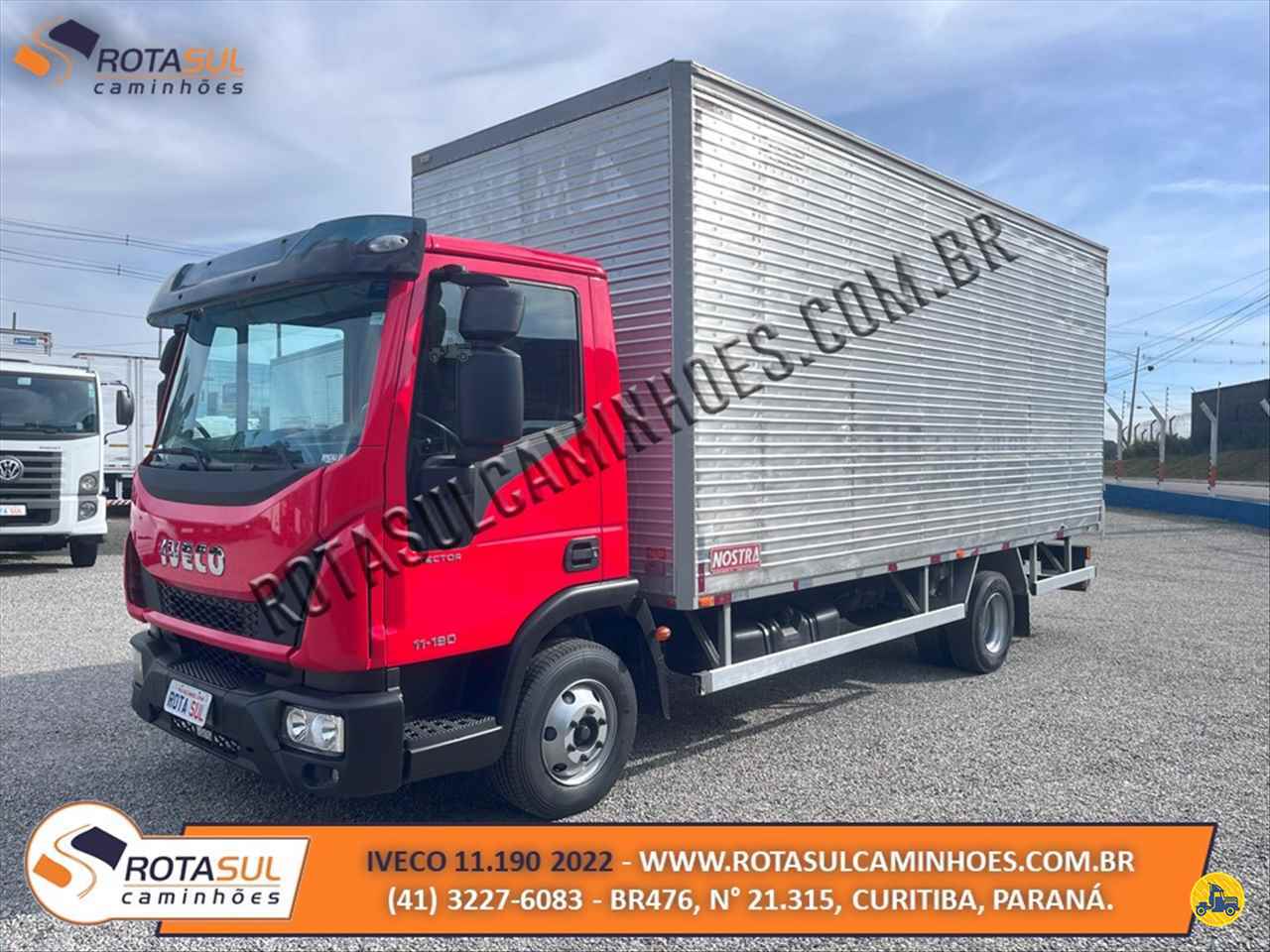 CAMINHAO IVECO TECTOR 11-190 Baú Furgão 3/4 4x2 Rota Sul Caminhões CURITIBA PARANÁ PR