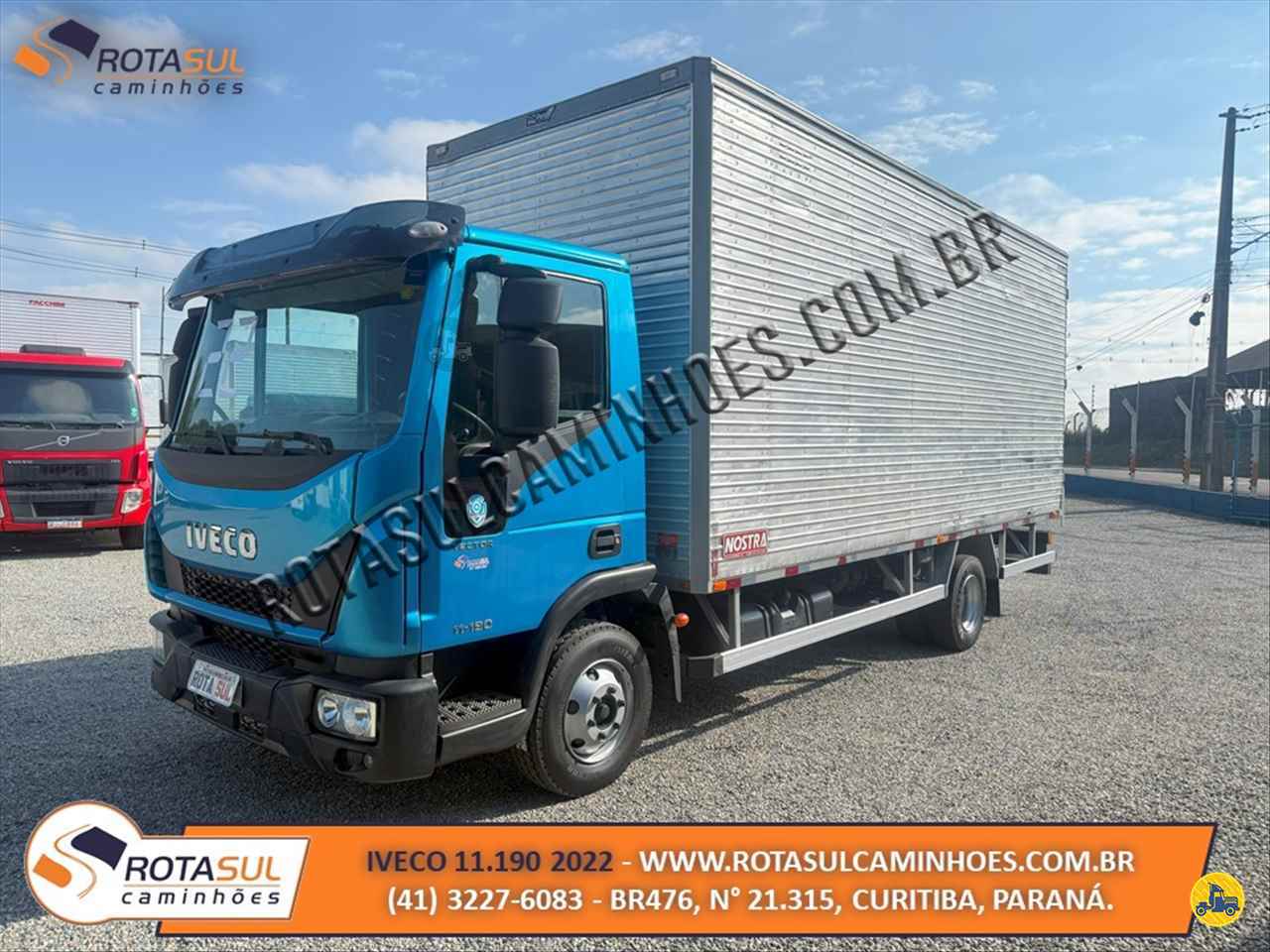 CAMINHAO IVECO TECTOR 11-190 Baú Furgão 3/4 4x2 Rota Sul Caminhões CURITIBA PARANÁ PR