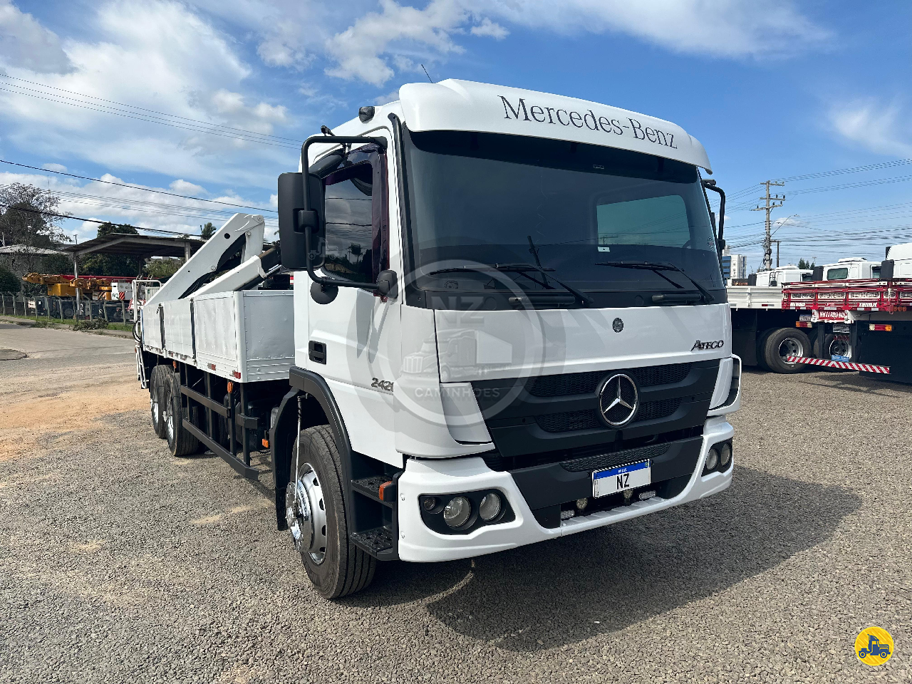 CAMINHAO MERCEDES-BENZ MB 2426 Munck Truck 6x2 NZ Veículos e Caminhões ICARA SANTA CATARINA SC