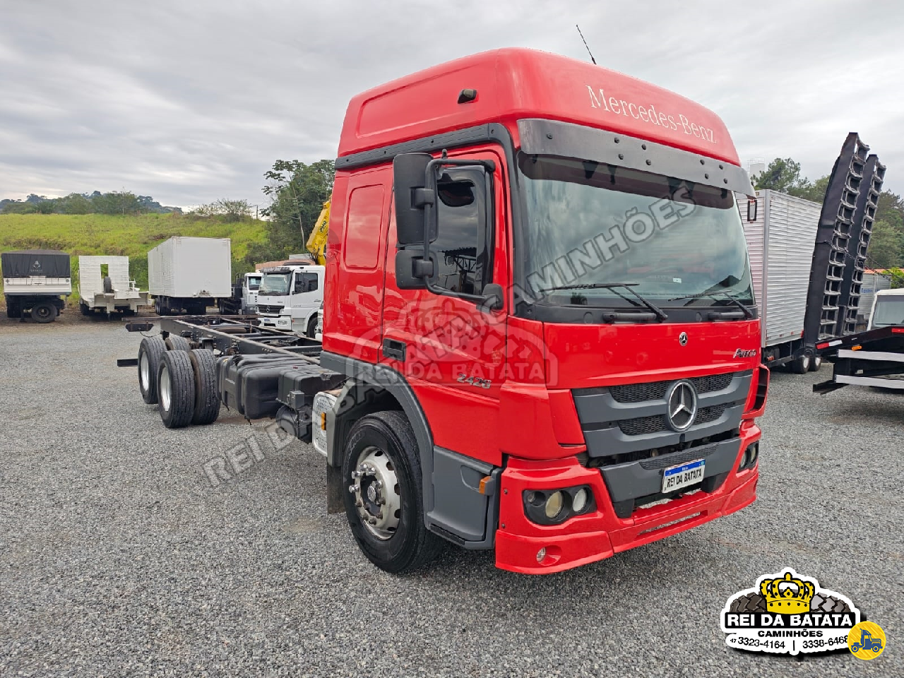 CAMINHAO MERCEDES-BENZ MB 2426 Chassis Truck 6x2 Rei da Batata Caminhões BLUMENAU SANTA CATARINA SC