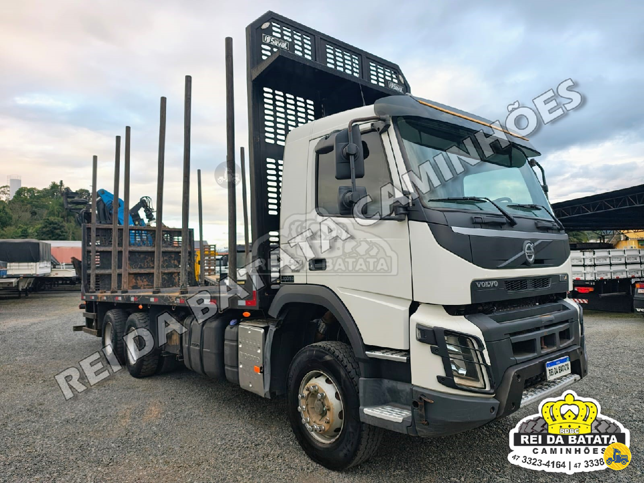 CAMINHAO VOLVO VOLVO FMX 500 Tora Florestal Truck 6x4 Rei da Batata Caminhões BLUMENAU SANTA CATARINA SC