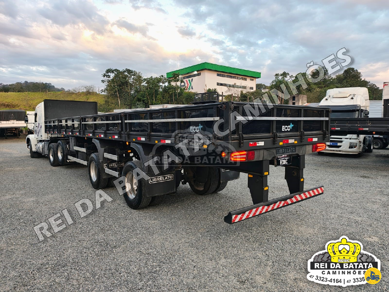 CARRETA SEMI-REBOQUE CARGA SECA Rei da Batata Caminhões BLUMENAU SANTA CATARINA SC