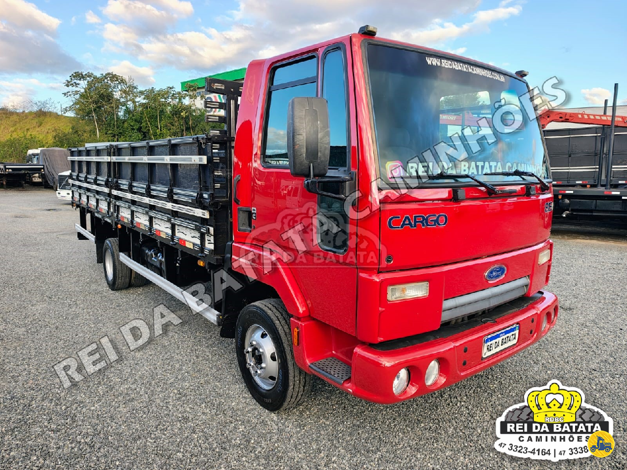 CAMINHAO FORD CARGO 815 Graneleiro 3/4 4x2 Rei da Batata Caminhões BLUMENAU SANTA CATARINA SC