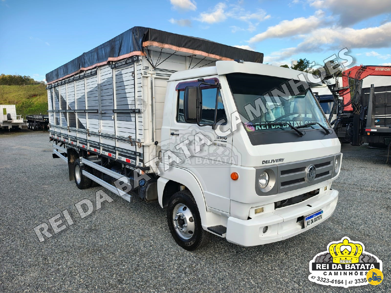 CAMINHAO VOLKSWAGEN VW 9160 Boiadeiro 3/4 4x2 Rei da Batata Caminhões BLUMENAU SANTA CATARINA SC