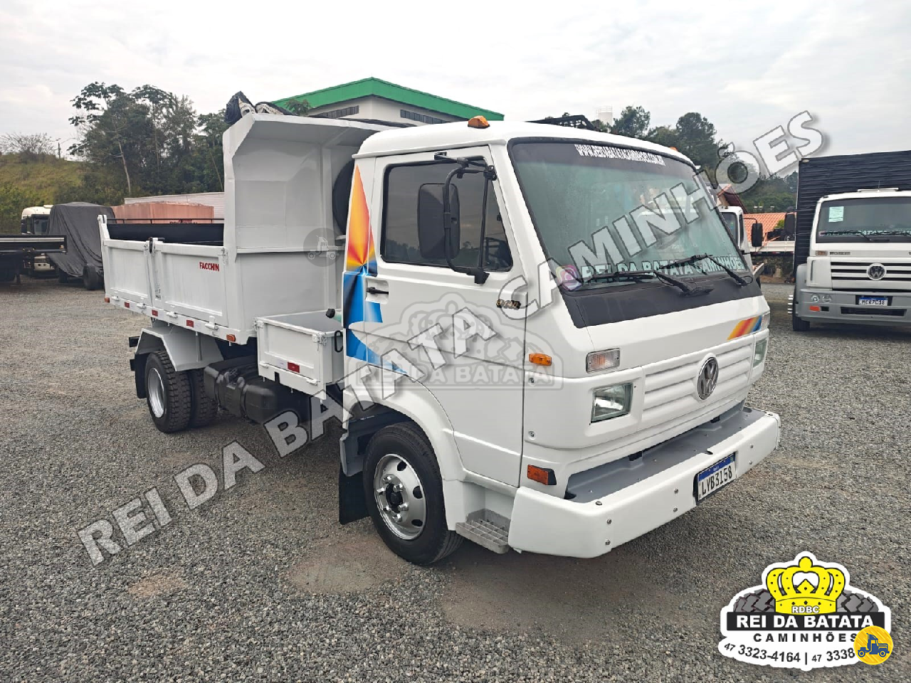 CAMINHAO VOLKSWAGEN VW 8140 Caçamba Basculante 3/4 4x2 Rei da Batata Caminhões BLUMENAU SANTA CATARINA SC