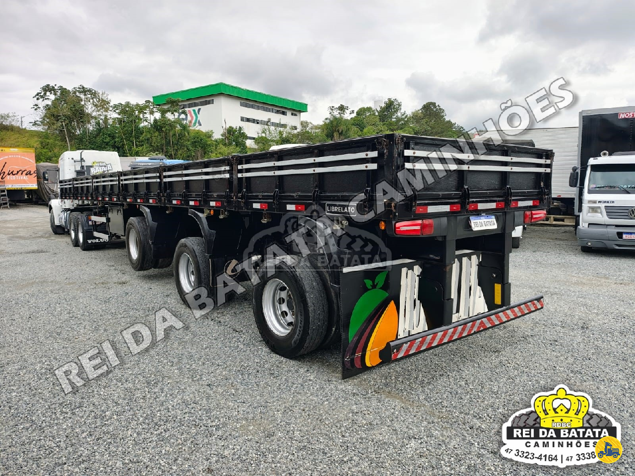 CARRETA SEMI-REBOQUE CARGA SECA Rei da Batata Caminhões BLUMENAU SANTA CATARINA SC
