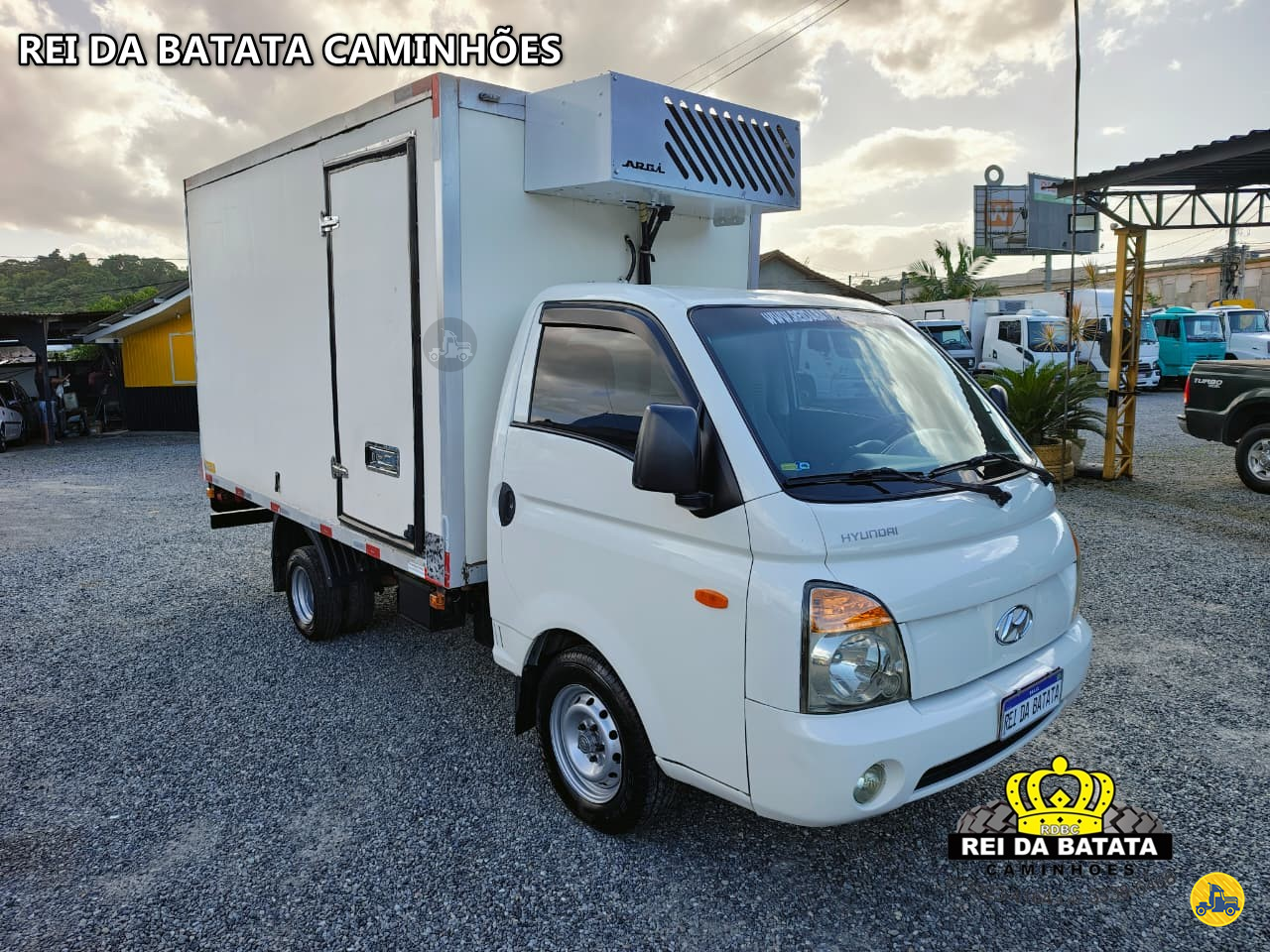 CAMINHAO HYUNDAI HR Baú Frigorífico 3/4 4x2 Rei da Batata Caminhões BLUMENAU SANTA CATARINA SC