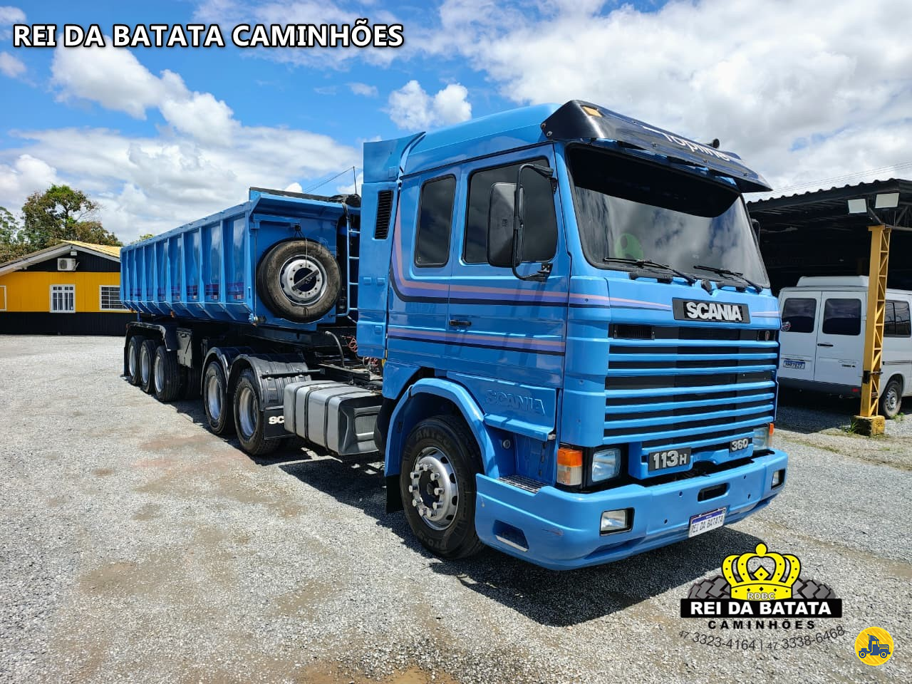 CAMINHAO SCANIA SCANIA 113 360 Caçamba Basculante Cavalo 6x2 Rei da Batata Caminhões BLUMENAU SANTA CATARINA SC