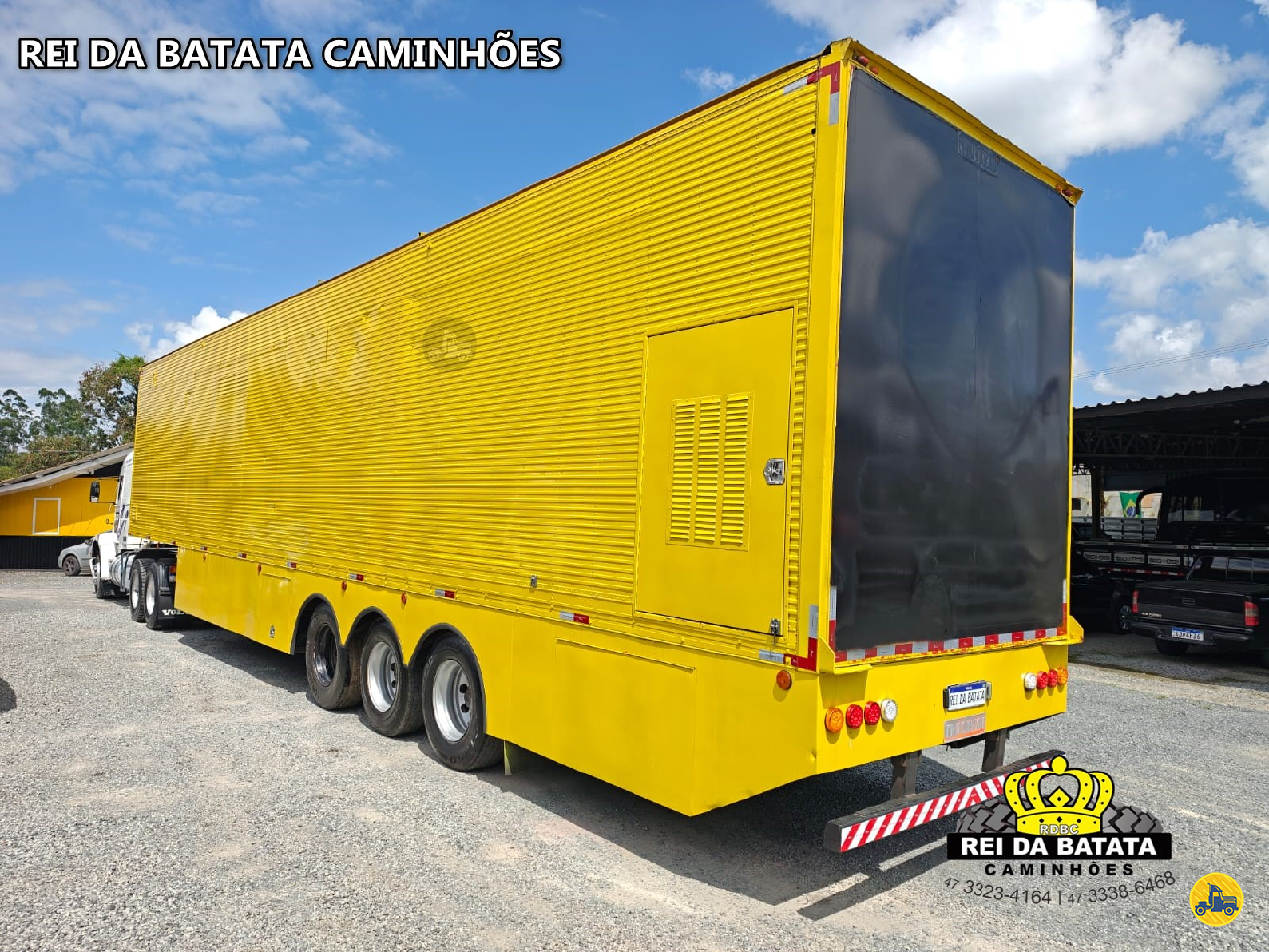 CARRETA SEMI-REBOQUE BAU FURGÃO Rei da Batata Caminhões BLUMENAU SANTA CATARINA SC