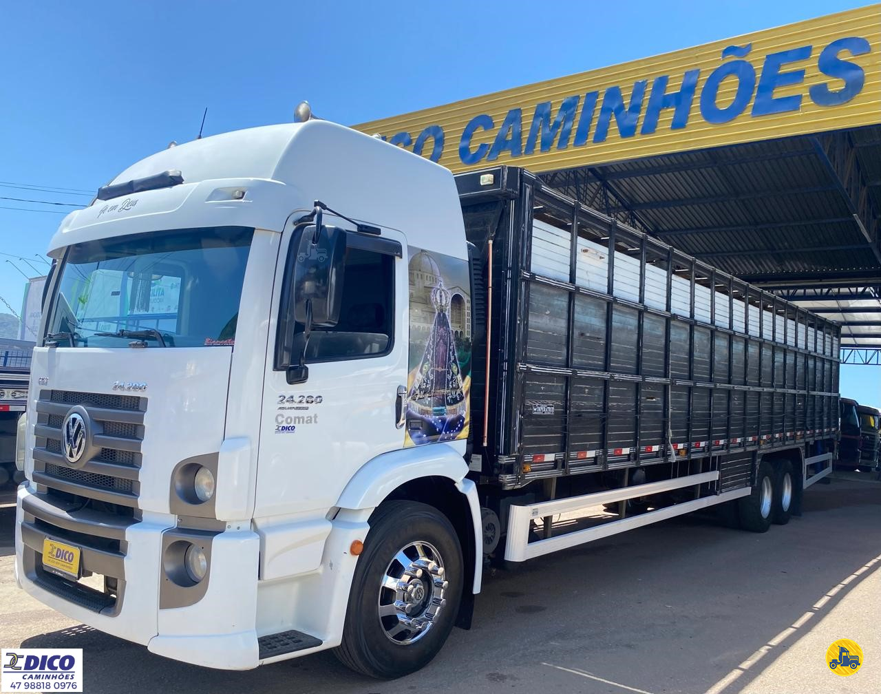 CAMINHAO VOLKSWAGEN VW 24280 Boiadeiro Truck 6x2 Dico Caminhões RIO DO SUL SANTA CATARINA SC