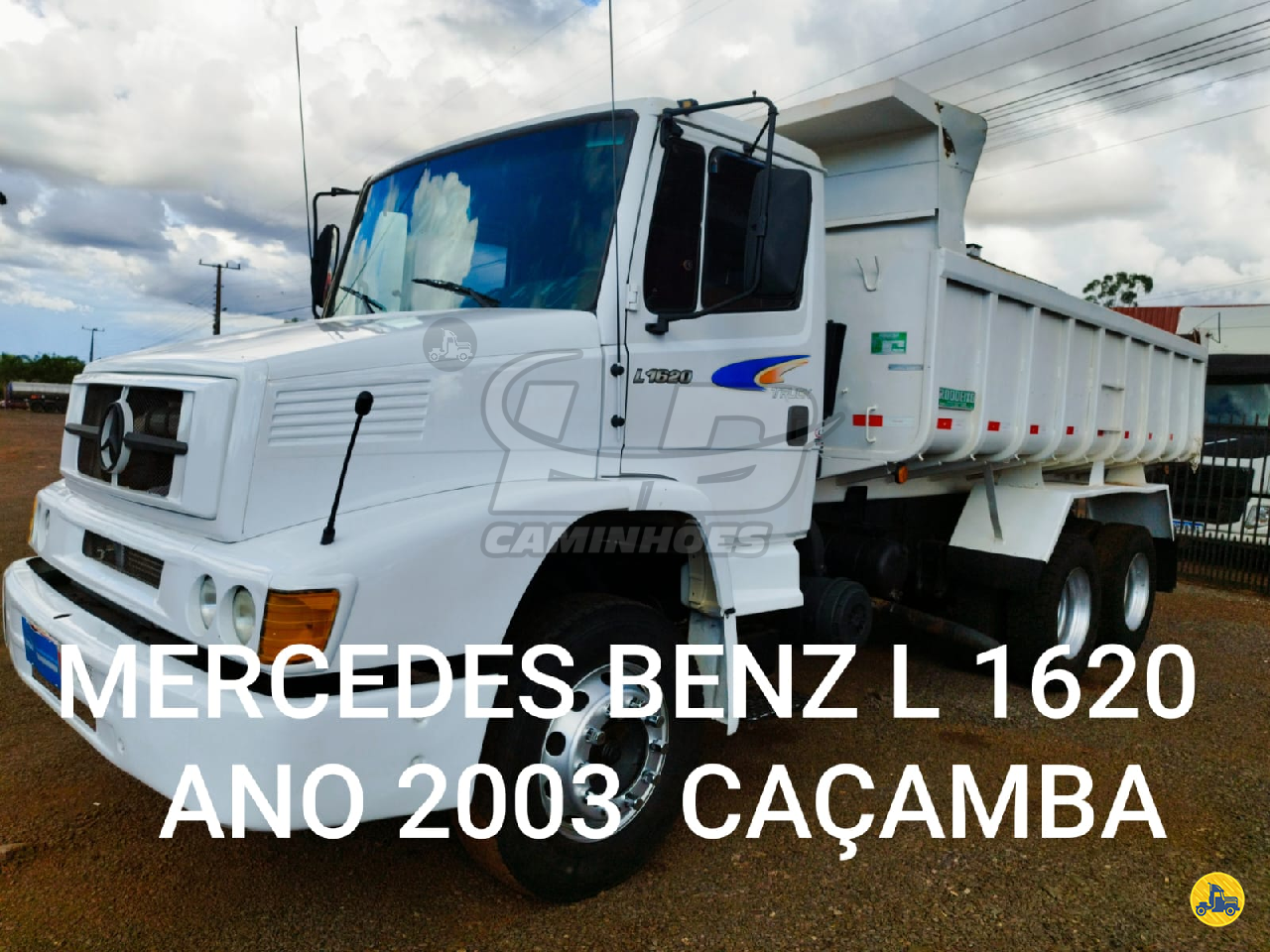 CAMINHAO MERCEDES-BENZ MB 1620 Caçamba Basculante 3/4 6x2 LD Caminhões ENTRE-IJUIS RIO GRANDE DO SUL RS
