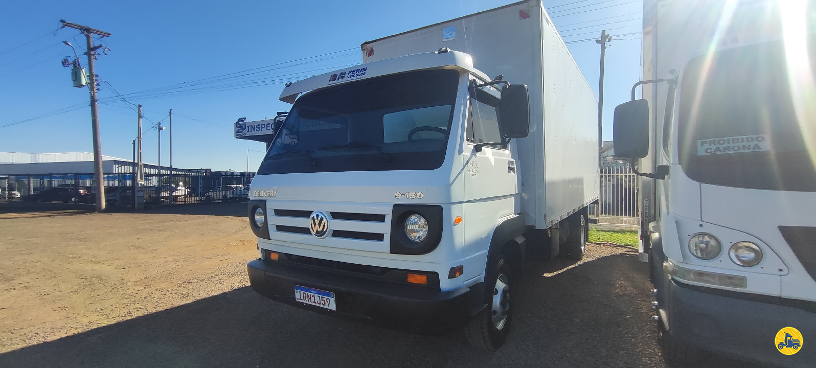 CAMINHAO VOLKSWAGEN VW 9150 Baú Térmico 3/4 4x2 Perin Veículos SARANDI RIO GRANDE DO SUL RS