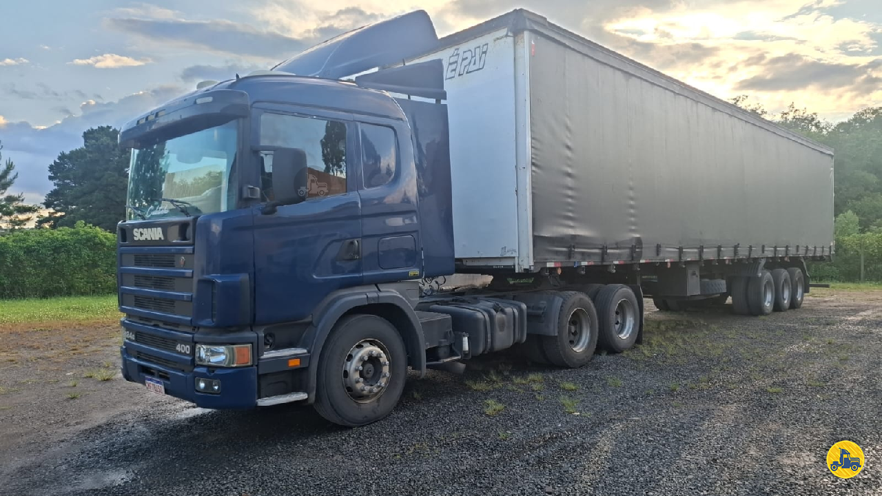 CAMINHAO SCANIA SCANIA 124 400 Baú Sider Cavalo 6x2 Ouro Preto Caminhões LAGES SANTA CATARINA SC