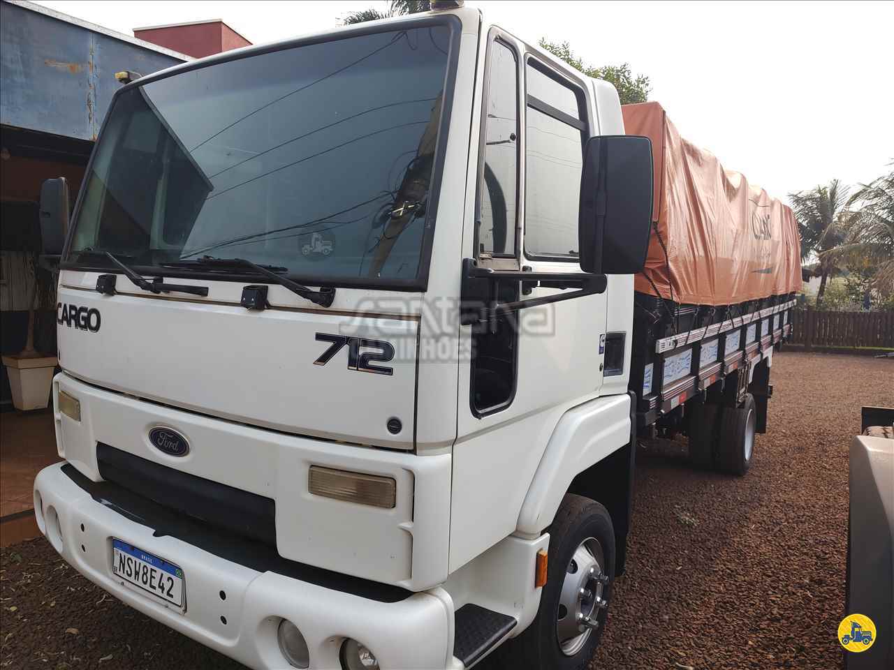 CAMINHAO FORD CARGO 712 Carga Seca 3/4 4x2 Santana Caminhões DOURADOS MATO GROSSO DO SUL MS