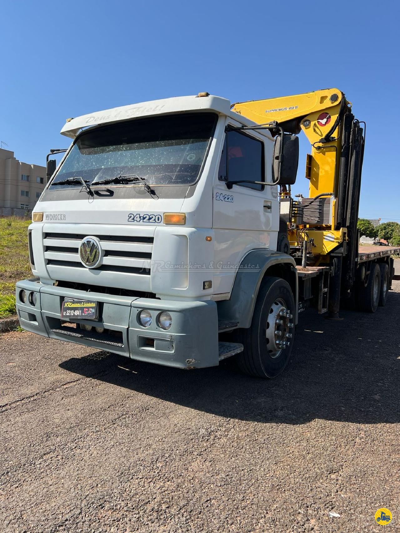 CAMINHAO VOLKSWAGEN VW 24220 Guincho Munck Truck 6x2 NR Caminhões e Guindastes GOIANIA GOIAS GO