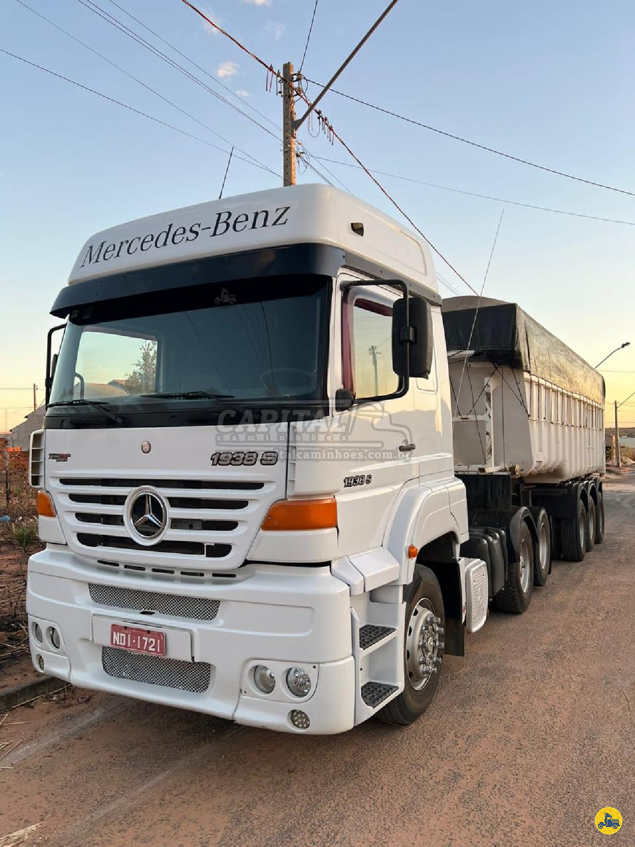 CAMINHAO MERCEDES-BENZ MB 1938 Cavalo Mecânico Truck 6x2 Capital Caminhões - Implementos Rodoviários - Novos e Usados LUZIANIA GOIAS GO