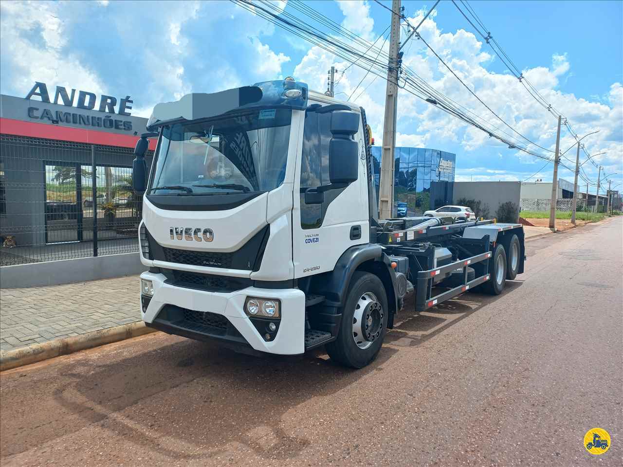CAMINHAO IVECO TECTOR 24 280 Roll ON OFF Truck 6x2 André Caminhões RIO VERDE GOIAS GO