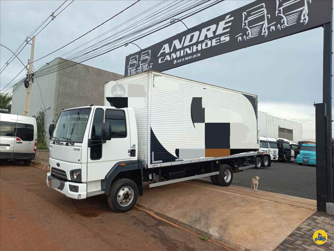 CAMINHAO FORD CARGO 1119 Baú Furgão 3/4 4x2 André Caminhões RIO VERDE GOIAS GO