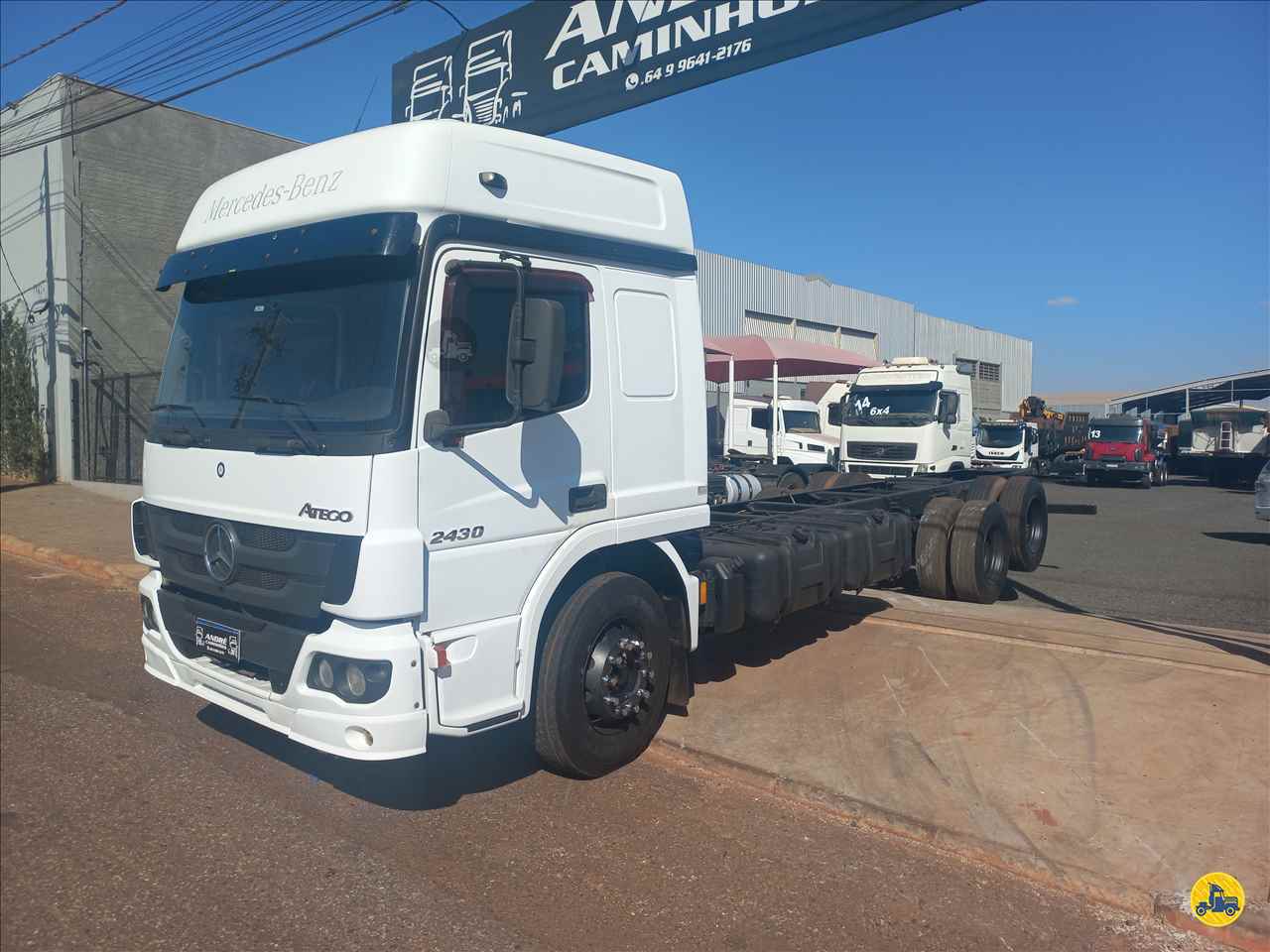 CAMINHAO MERCEDES-BENZ MB 2430 Chassis Truck 6x2 André Caminhões RIO VERDE GOIAS GO