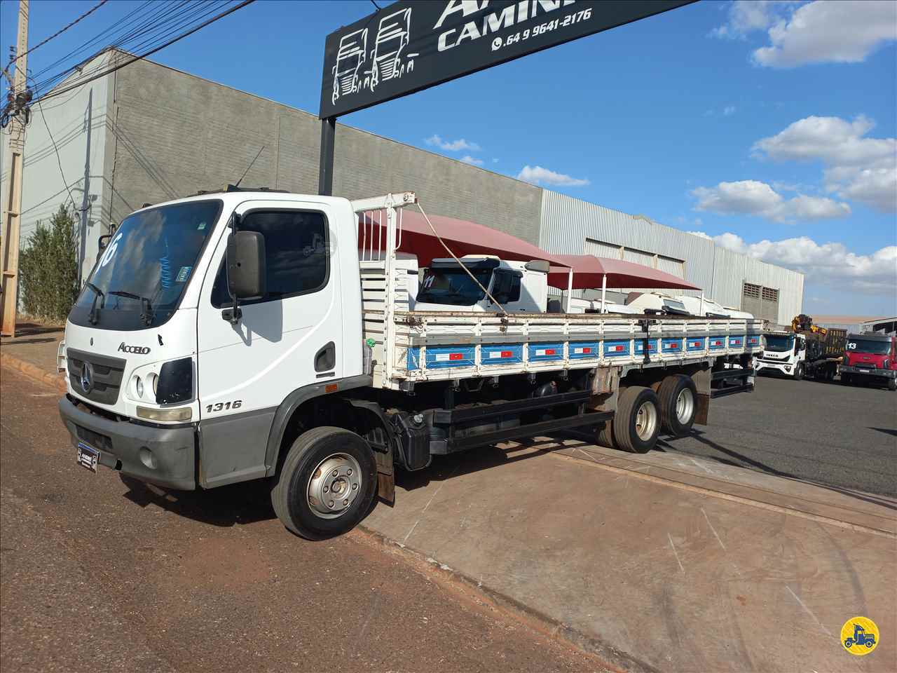 CAMINHAO MERCEDES-BENZ MB 1316 Carga Seca 3/4 6x2 André Caminhões RIO VERDE GOIAS GO