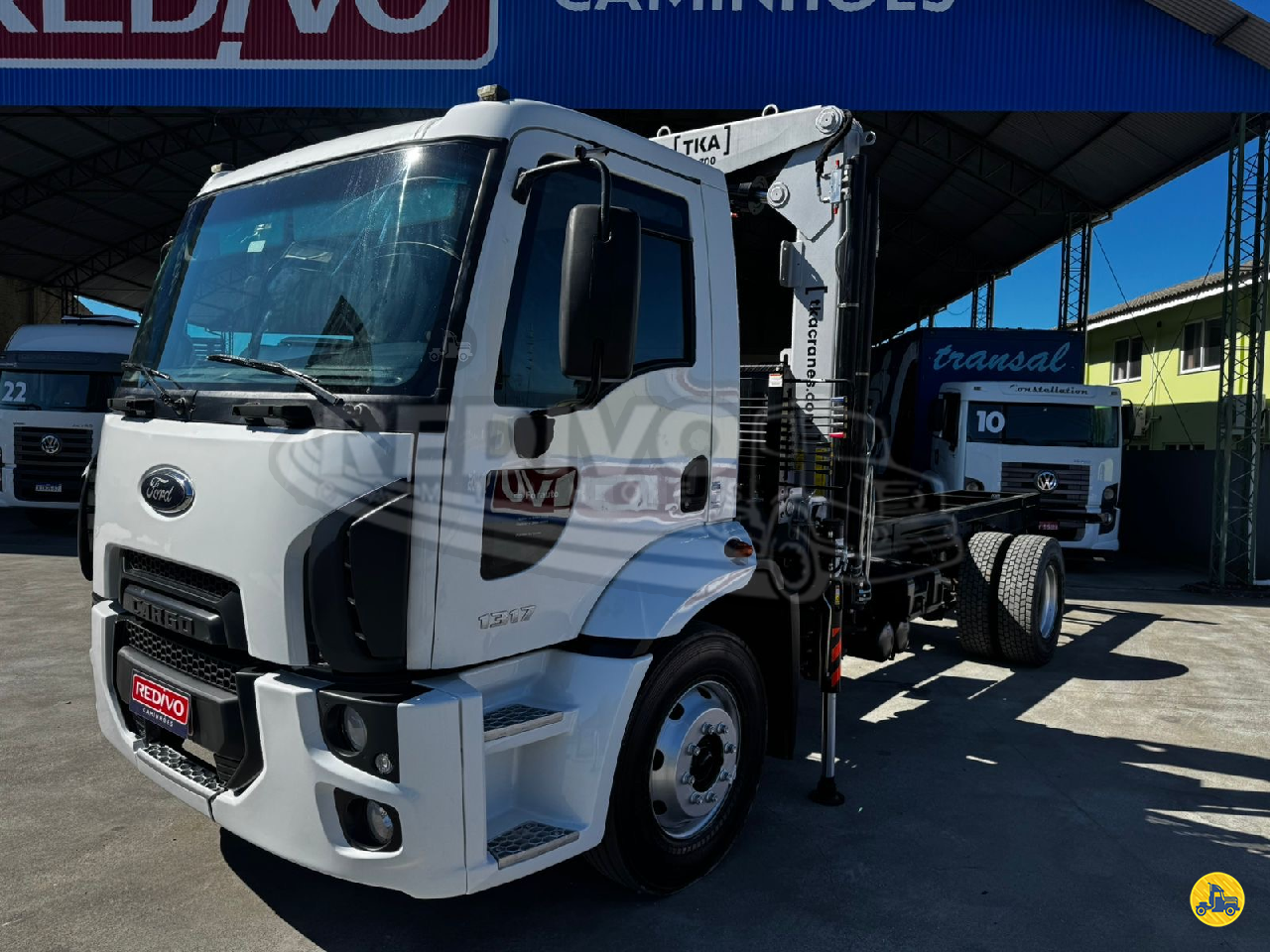 CAMINHAO FORD CARGO 1317 Guincho Munck Toco 4x2 Redivo Caminhões TUBARAO SANTA CATARINA SC