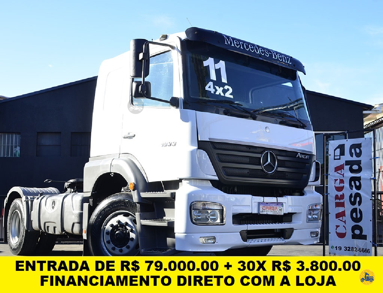 CAMINHAO MERCEDES-BENZ MB 1933 Cavalo Mecânico Cavalo 4x2 Carga Pesada Caminhões SAO PAULO SÃO PAULO SP