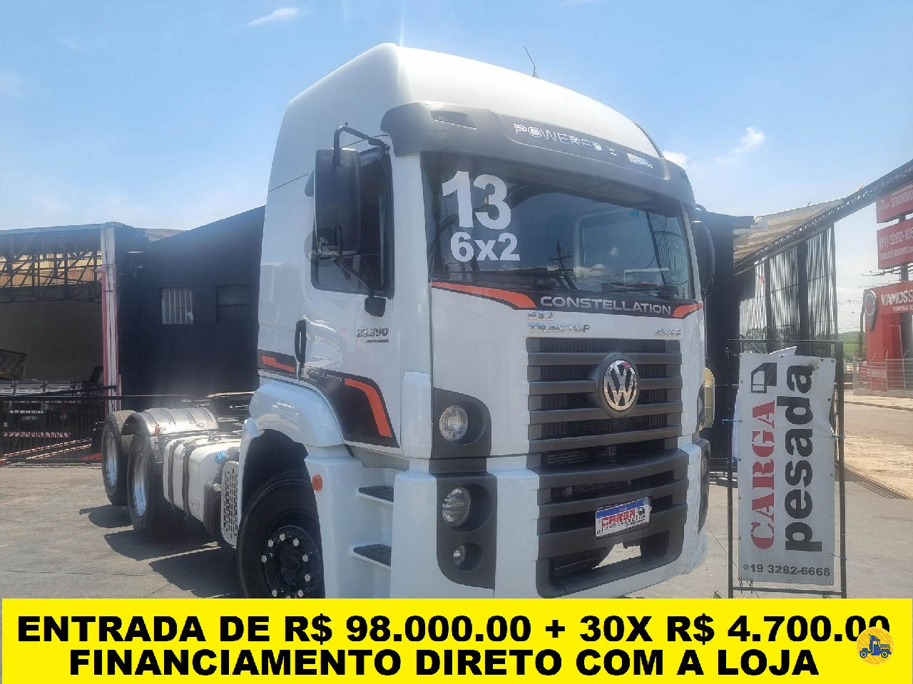 CAMINHAO VOLKSWAGEN VW 25390 Cavalo Mecânico Cavalo 6x2 Carga Pesada Caminhões SAO PAULO SÃO PAULO SP
