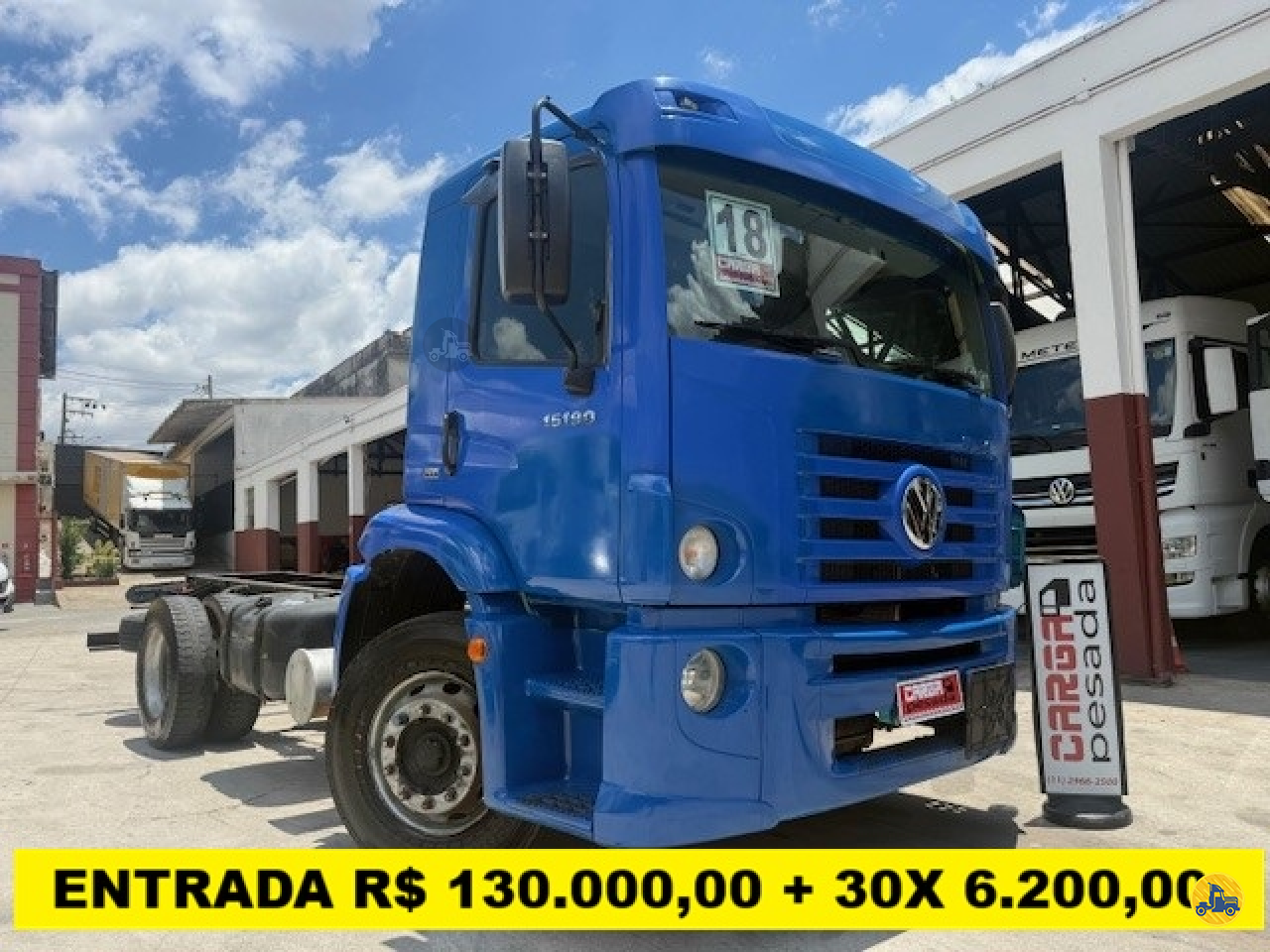 CAMINHAO VOLKSWAGEN VW 15190 Chassis Toco 4x2 Carga Pesada Caminhões SAO PAULO SÃO PAULO SP