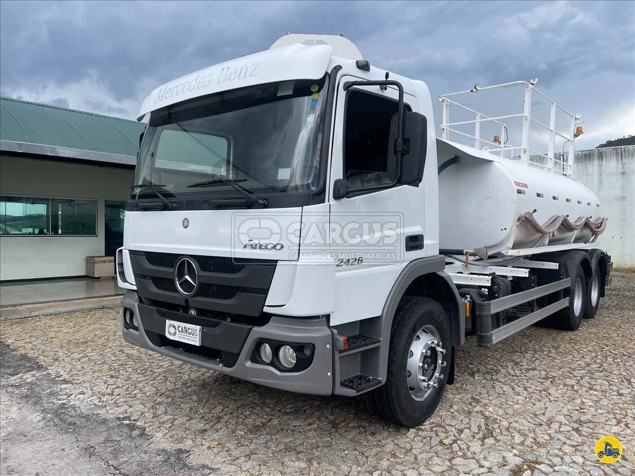 CAMINHAO MERCEDES-BENZ MB 2426 Tanque Pipa Truck 6x2 Cargus Caminhões Multimarcas PARA DE MINAS MINAS GERAIS MG