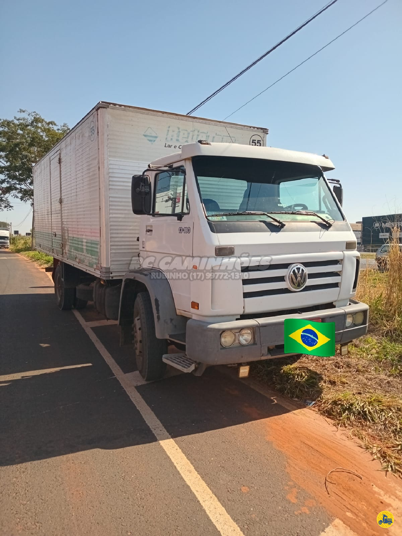 CAMINHAO VOLKSWAGEN VW 13180 Baú Furgão Toco 4x2 RC Caminhões São José do Rio Preto SÃO PAULO SP