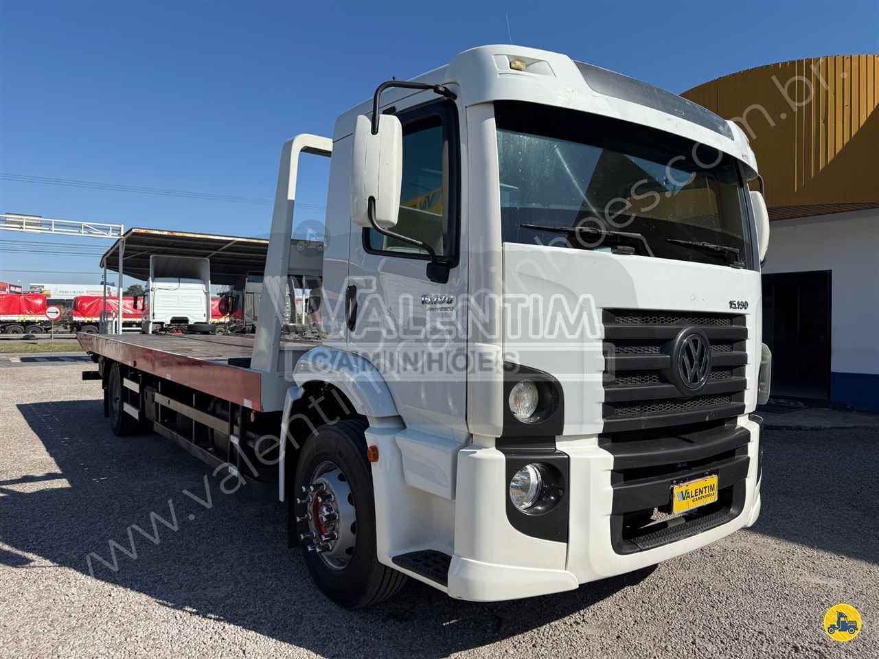 CAMINHAO VOLKSWAGEN VW 15190 Plataforma Guincho Cavalo 4x2 Valentim Caminhões ITAJAI SANTA CATARINA SC