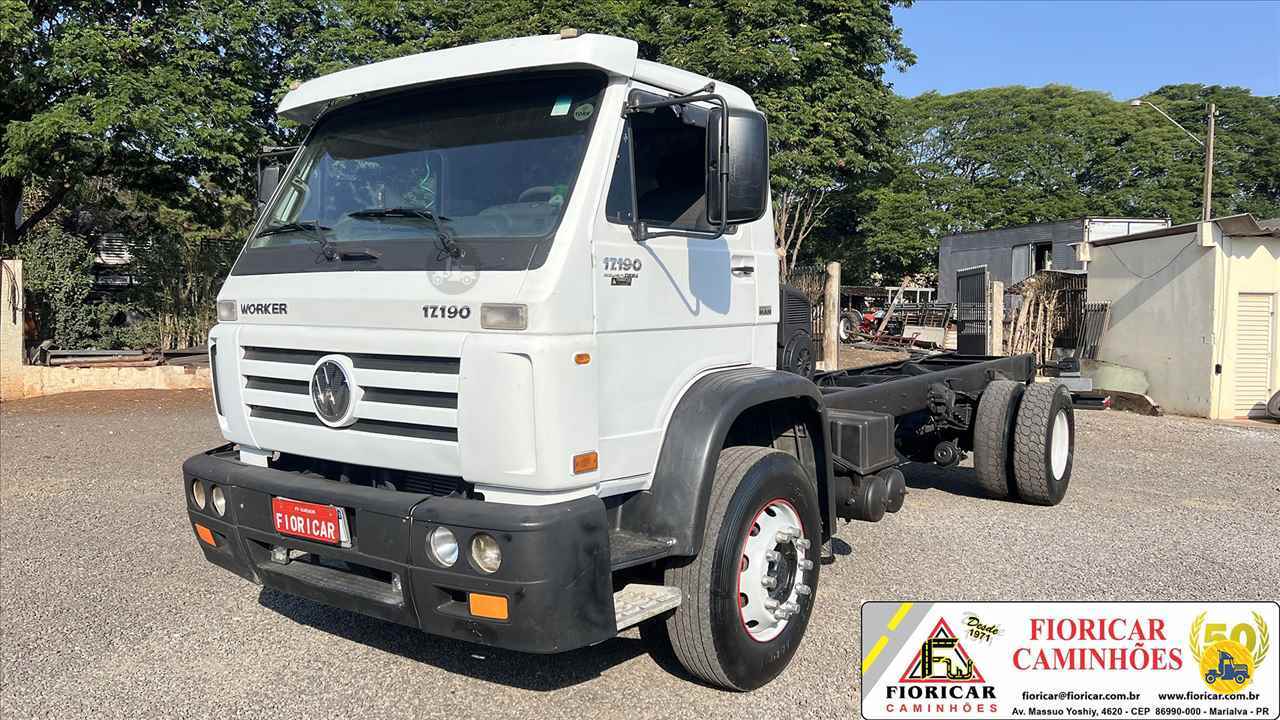 CAMINHAO VOLKSWAGEN VW 17190 Chassis Toco 4x2 Fioricar Caminhões MARIALVA PARANÁ PR