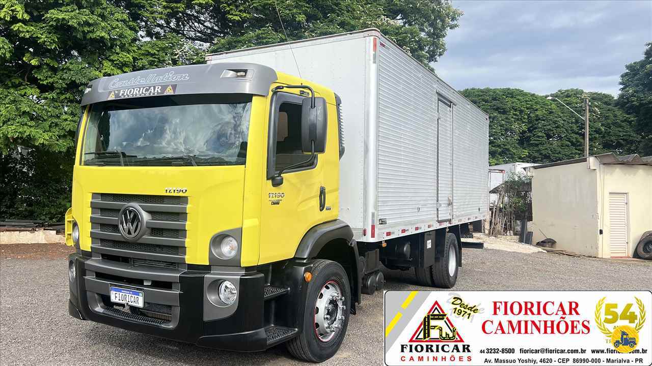 CAMINHAO VOLKSWAGEN VW 17190 Baú Furgão Toco 4x2 Fioricar Caminhões MARIALVA PARANÁ PR