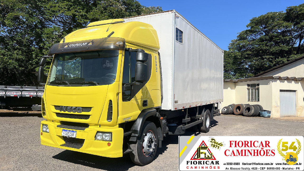 CAMINHAO IVECO TECTOR 170E28 Baú Furgão Toco 4x2 Fioricar Caminhões MARIALVA PARANÁ PR