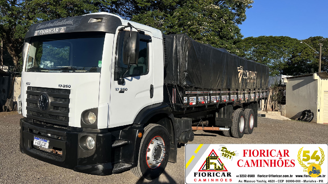 CAMINHAO VOLKSWAGEN VW 17250 Graneleiro Truck 6x2 Fioricar Caminhões MARIALVA PARANÁ PR