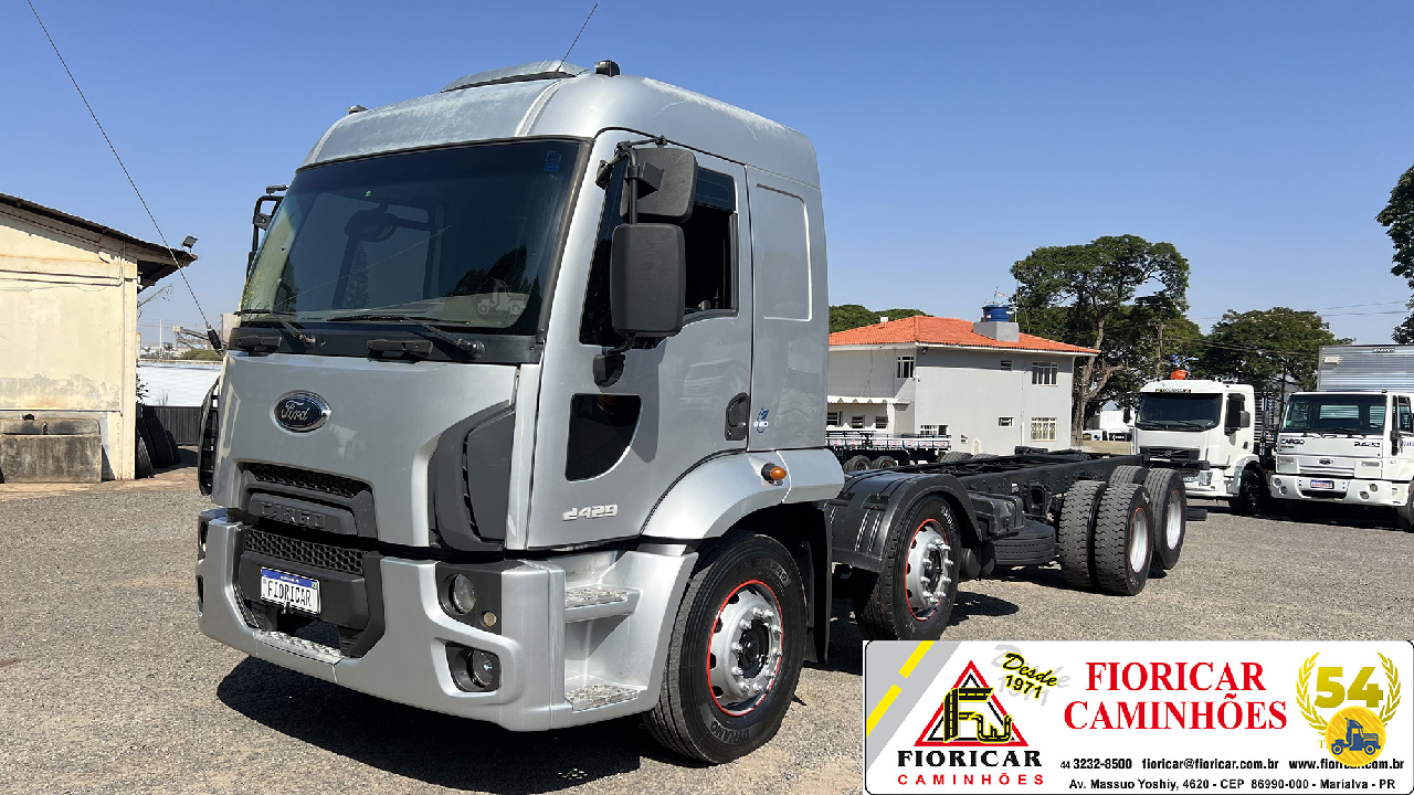 CAMINHAO FORD CARGO 2429 Chassis BiTruck 8x2 Fioricar Caminhões MARIALVA PARANÁ PR