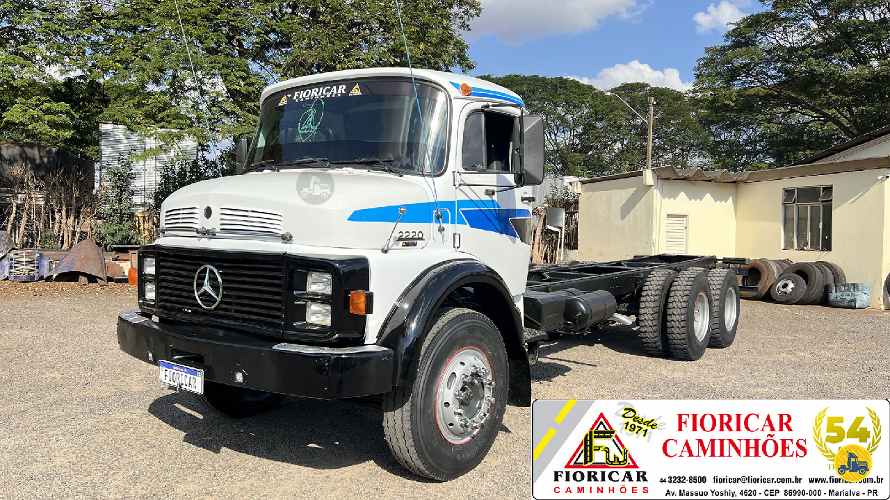 CAMINHAO MERCEDES-BENZ MB 2220 Chassis Truck 6x4 Fioricar Caminhões MARIALVA PARANÁ PR
