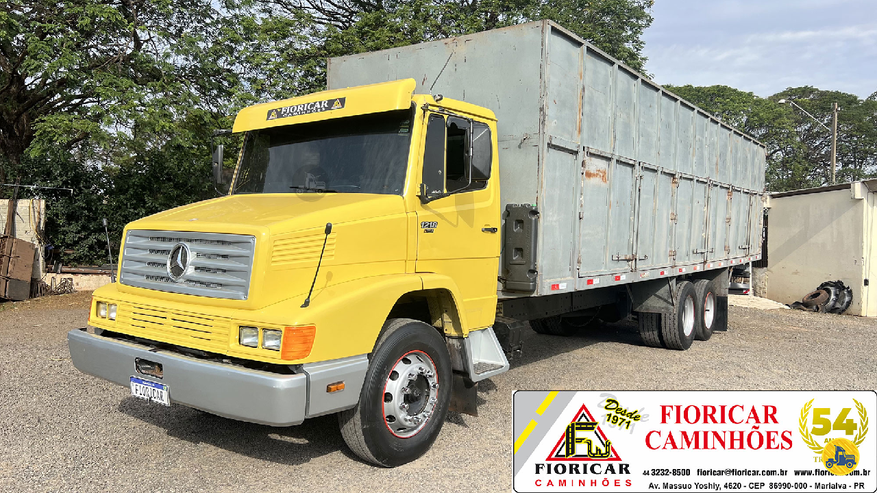 CAMINHAO MERCEDES-BENZ MB 1218 Carga Seca Truck 6x2 Fioricar Caminhões MARIALVA PARANÁ PR