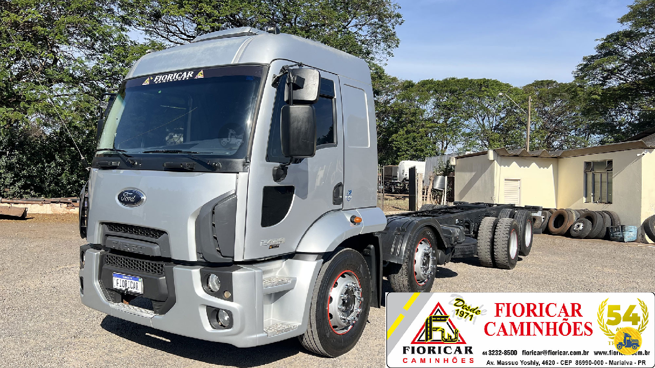 CAMINHAO FORD CARGO 2429 Chassis BiTruck 8x2 Fioricar Caminhões MARIALVA PARANÁ PR