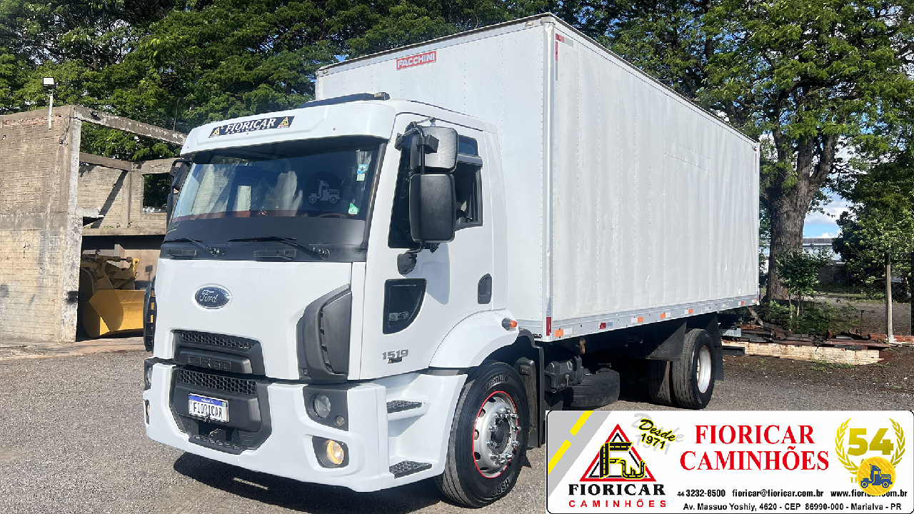 CAMINHAO FORD CARGO 1519 Baú Furgão Toco 4x2 Fioricar Caminhões MARIALVA PARANÁ PR