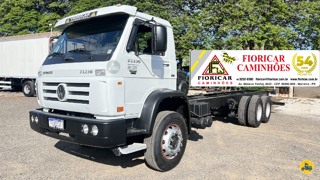 CAMINHAO VOLKSWAGEN VW 23230 Chassis Truck 6x2 Fioricar Caminhões MARIALVA PARANÁ PR
