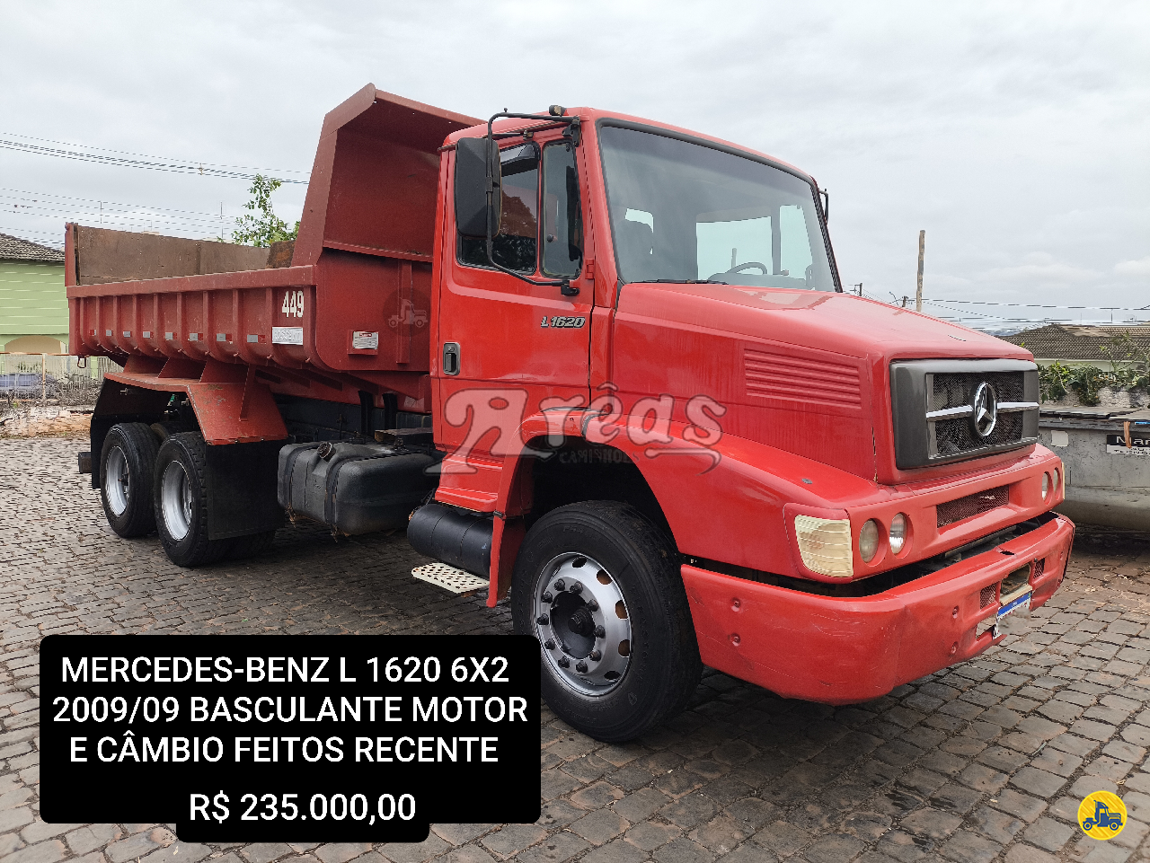 CAMINHAO MERCEDES-BENZ MB 1620 Caçamba Basculante Truck 6x2 Arêas Caminhões MARINGA PARANÁ PR