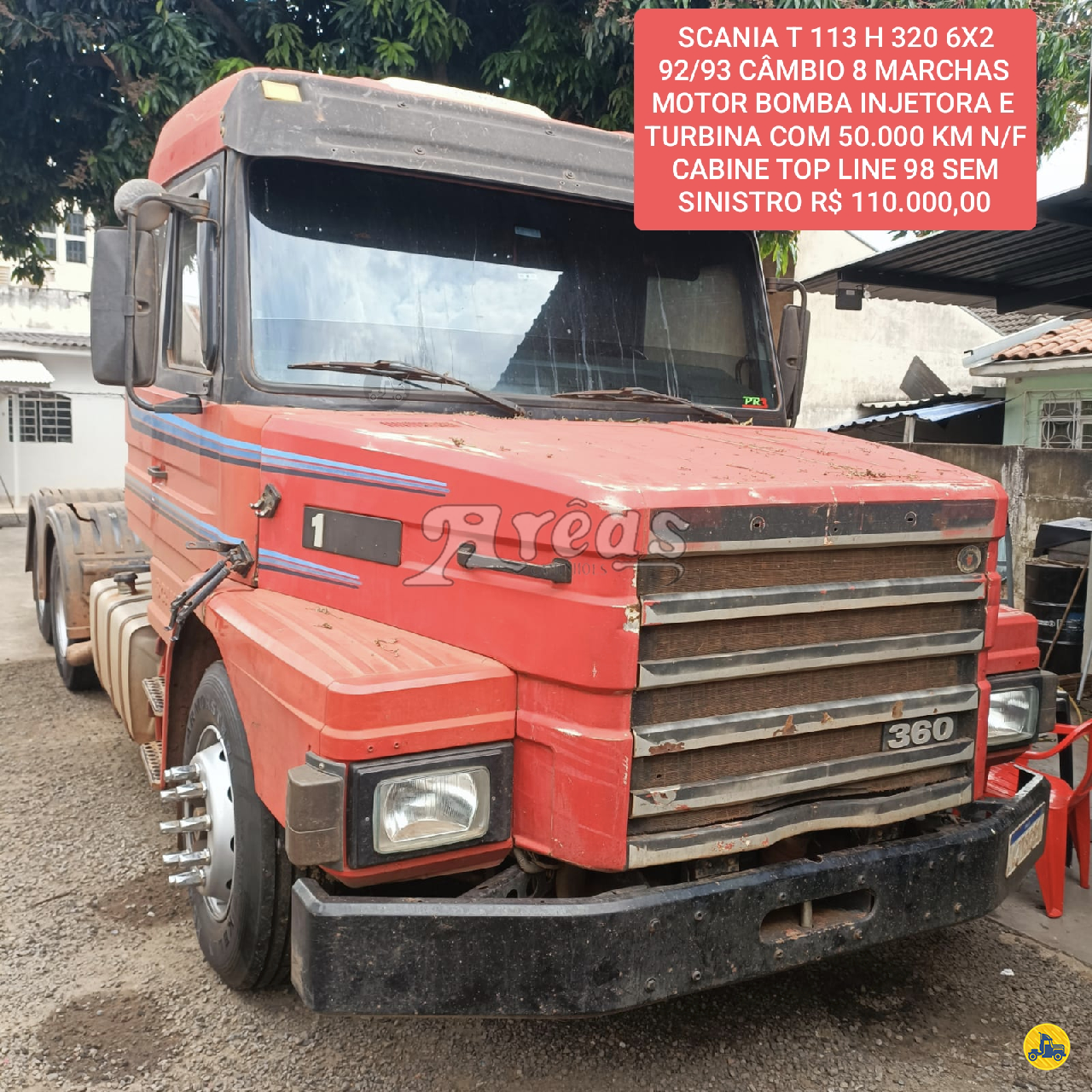 CAMINHAO SCANIA SCANIA 113 320 Cavalo Mecânico Cavalo 6x2 Arêas Caminhões MARINGA PARANÁ PR