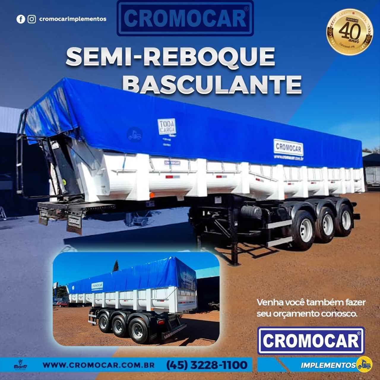 CARRETA SEMI-REBOQUE BASCULANTE Cromocar Implementos Rodoviários CASCAVEL PARANÁ PR