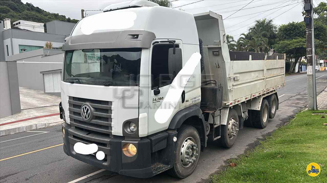 CAMINHAO VOLKSWAGEN VW 24280 Caçamba Basculante BiTruck 8x2 Jorge Caminhões CURITIBA PARANÁ PR