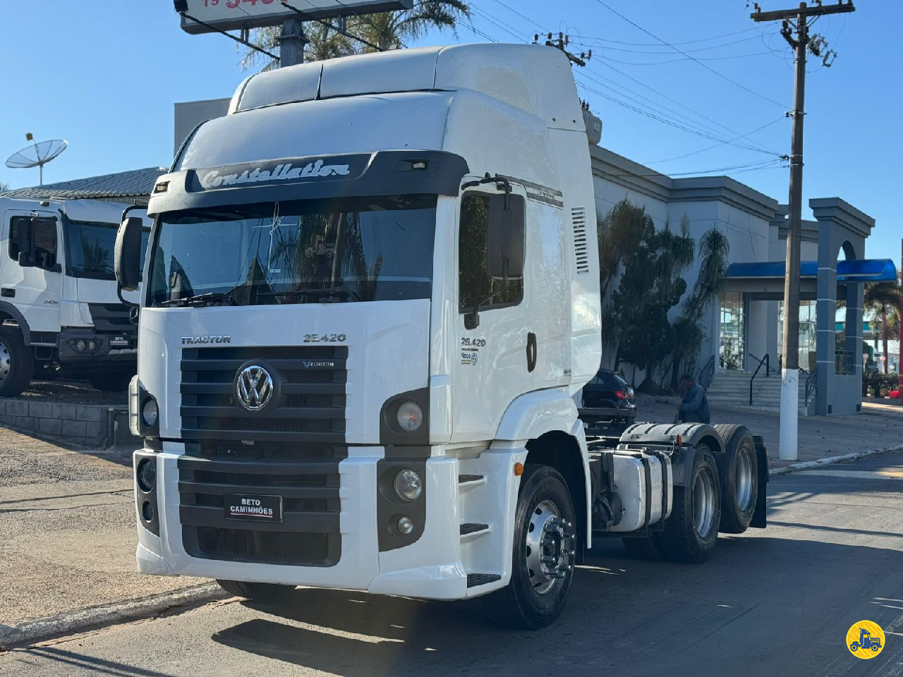 CAMINHAO VOLKSWAGEN VW 25420 Cavalo Mecânico Truck 6x2 Beto Caminhões Piracicaba AMERICANA SÃO PAULO SP