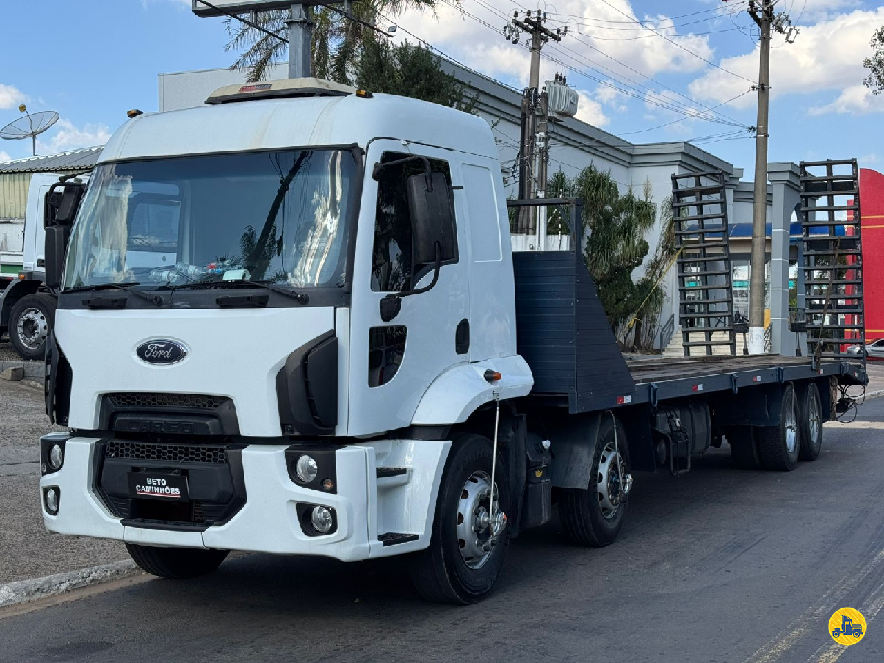 CAMINHAO FORD CARGO 1933 Plataforma BiTruck 8x2 Beto Caminhões Piracicaba AMERICANA SÃO PAULO SP