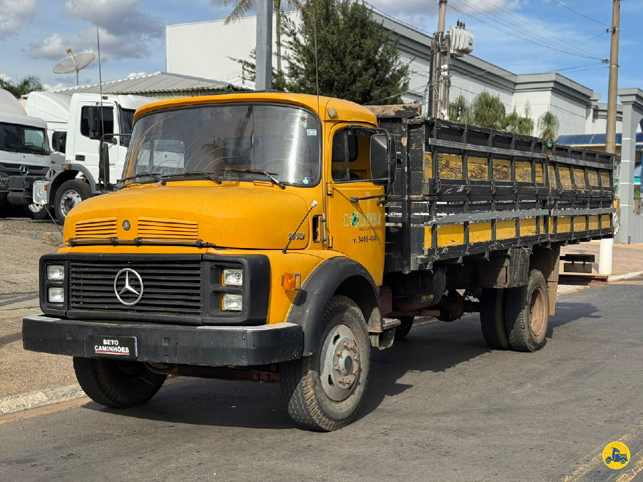 CAMINHAO MERCEDES-BENZ MB 1113 Carga Seca Toco 4x2 Beto Caminhões Piracicaba AMERICANA SÃO PAULO SP
